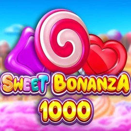 Sweet Bonanza 1000 slot logo by Pragmatic Play at Buusti Casino